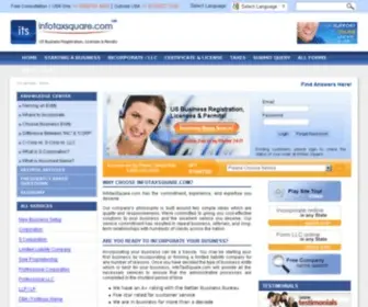 Infotaxsquare.com(US Business Registration) Screenshot