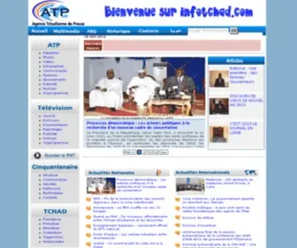 Infotchad.com(Derniï¿½res nouvelles du Tchad) Screenshot