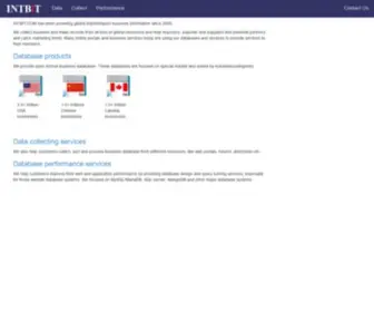 Infotdata.com(Worldwide Business Databases) Screenshot