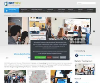 Infotech-GMBH.de(INFOTECH GmbH) Screenshot