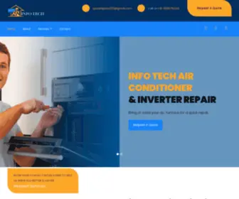 Infotechairconditioner.in(Home Appliances Repair & Services) Screenshot