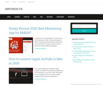 Infotechtx.com(INFOTECH Tx) Screenshot