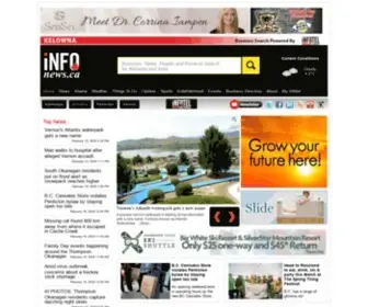 Infotel.ca(Kelowna News and Business Directory) Screenshot