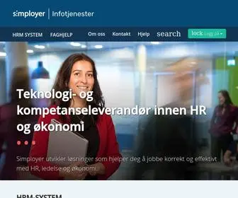 Infotjenester.no(Og kompetanseleverand) Screenshot