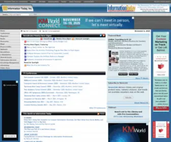 Infotodayblog.com(Information Today) Screenshot