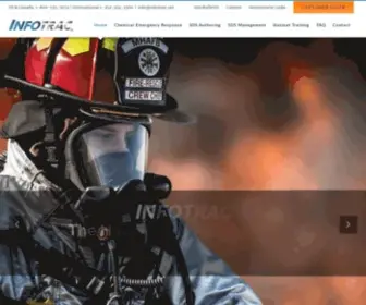 Infotrac.net(The Hazmat Solution Company) Screenshot
