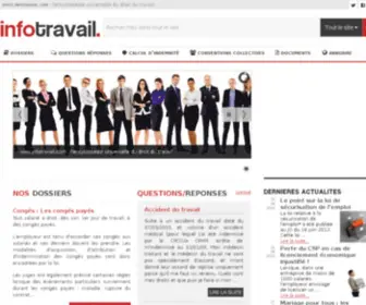 Infotravail.com(Droit du travail) Screenshot