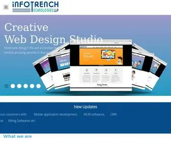 Infotrench.com(Web design company) Screenshot