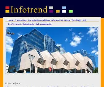 Infotrend.rs(Infotrend je specijalizovana IT agencija za) Screenshot
