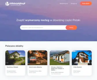 Infoturystyka.pl(Ogólnopolski Portal Turystyczny) Screenshot