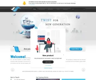 Infotwistsolutions.com(Web Hosting) Screenshot