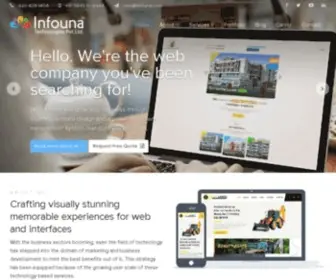 Infouna.com(Infouna Technologies) Screenshot