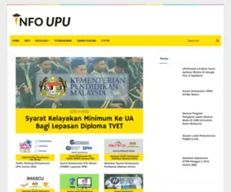 Infoupu.com(Info UPU) Screenshot