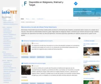 Infovet.es(Portal veterinario) Screenshot