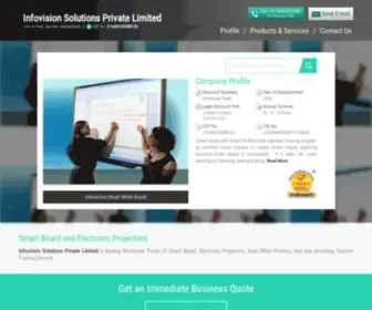 Infovisionsolutions.com(Infovision Solutions Private Limited) Screenshot