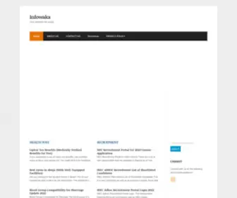 Infowaka.com(Your topnotch info portal) Screenshot