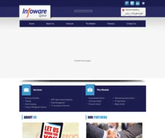 Infowareqatar.com(Infoware Qatar) Screenshot