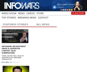 Infowars.net(Alex Jones') Screenshot