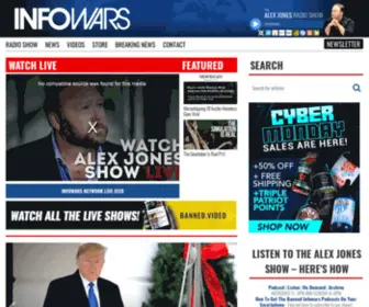 Infowarsarmy.com(There's a War on For Your Mind) Screenshot