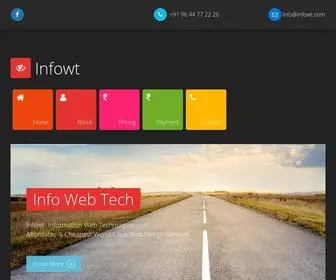 Infowt.com(Infowt Information Web Technologies) Screenshot