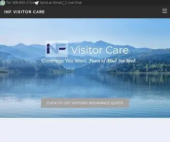 Infplans.com(INF Visitor Insurance) Screenshot