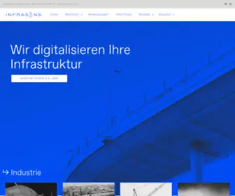 Infra-Sens.io(Willkommen) Screenshot