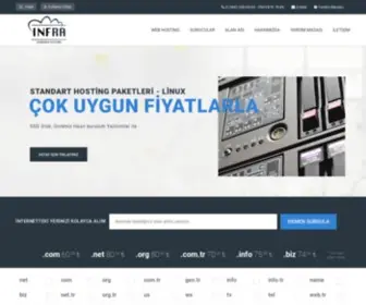 Infra.com.tr(INFRA WEB HOSTING) Screenshot