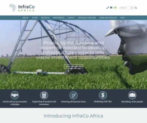 Infracoafrica.com(Infraco africa) Screenshot