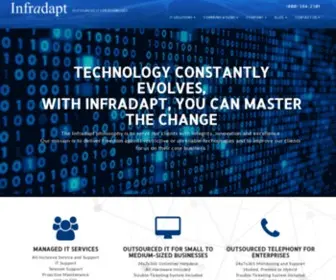 Infradapt.com(Cloud Computing for Voice and Data) Screenshot