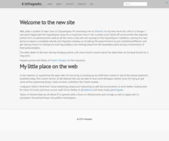 Infrageeks.com(My new site) Screenshot