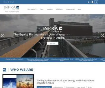 Infrainvest.ma(Fond d'investissement en infrastructures) Screenshot
