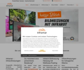 Inframar.de(Infrarotheizungen) Screenshot