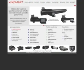 Inframet.pl(Test equipment for electro) Screenshot