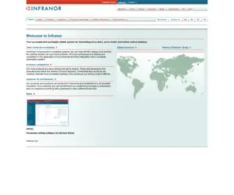 Infranor.com(Home) Screenshot