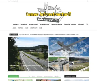 Infrapress.ro(Monitorizarea infrastructurii din Romania) Screenshot