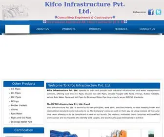 Infraproject.com(Kifco Infrastructure Pvt.Ltd) Screenshot