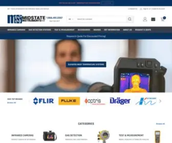 Infraredcamerawarehouse.com(Gas Detection and Infrared Cameras) Screenshot