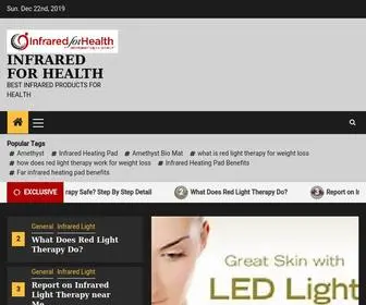 Infraredforhealth.com(Best Infrared Products For Health) Screenshot