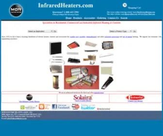 Infraredheaters.com(Mor Electric Heating Assoc) Screenshot