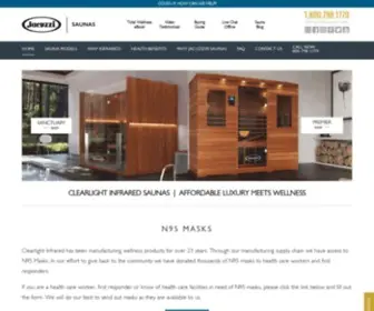 Infraredsauna.com(Clearlight Infrared Saunas for Home & Business) Screenshot