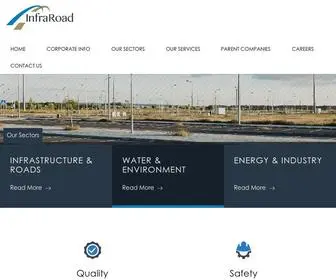 Infraroad-INTL.com(Infraroad trading & contracting co. llc) Screenshot