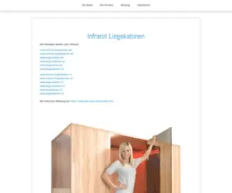 Infrarot-Liegekabinen.de(Wärmekabine) Screenshot