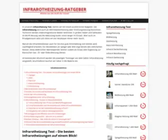 Infrarotheizung-Ratgeber.de(Infrarotheizung Test) Screenshot