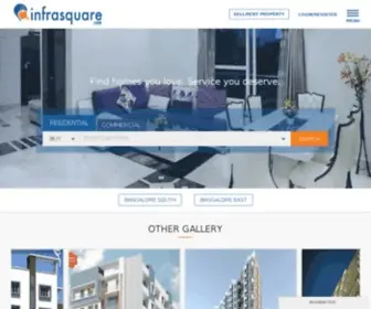 Infrasquare.com(Sell Properties Online) Screenshot