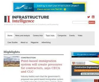 Infrastructure-Intelligence.com(Infrastructure Intelligence) Screenshot