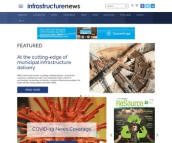 Infrastructurene.ws(Infrastructure news) Screenshot
