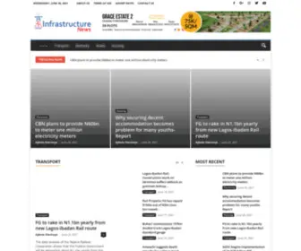 Infrastructurenews.ng(Infrastructure News) Screenshot