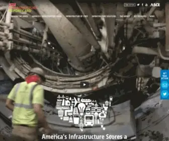 Infrastructurereportcard.org(ASCE's 2017 American Infrastructure Report Card) Screenshot