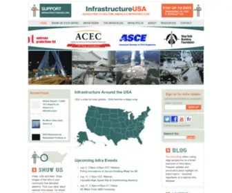 Infrastructureusa.org(Citizen Dialogue About Civil Infrastructure) Screenshot