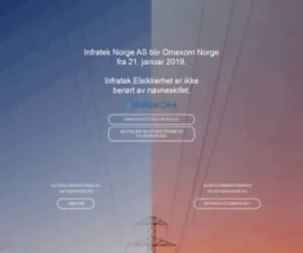 Infratek.no(Startpage) Screenshot